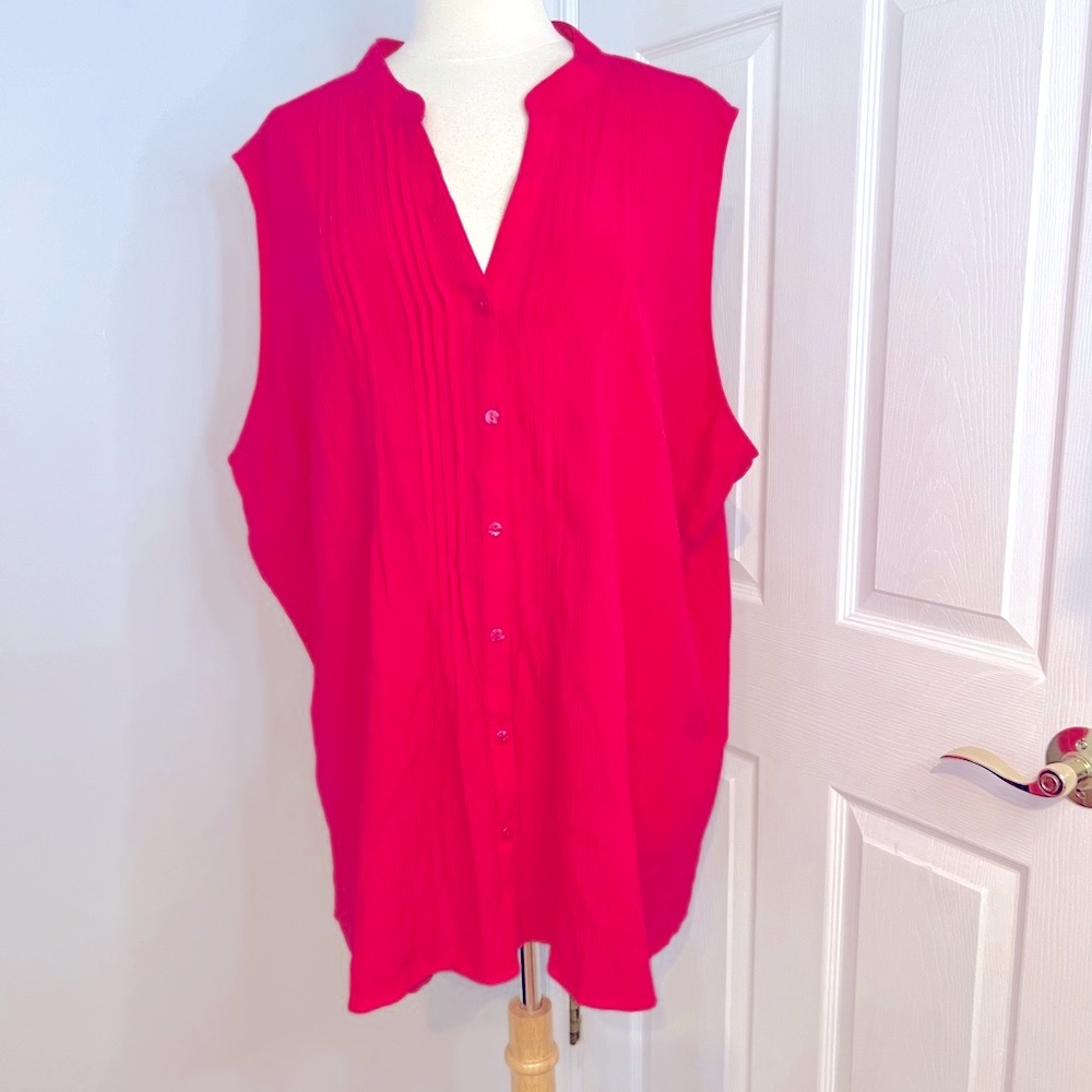 Jaclyn Smith summer Sleeveless Blouse